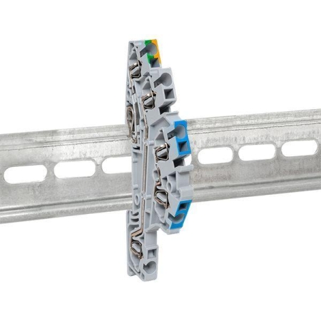 Колодка клеммная ST-2.5-NLPE 30A пружинная EKF plc-jxb-st-2.5-nlpe