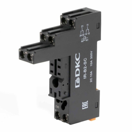 Элемент базовый пассивный для установки одиночных реле до 230В АС/DC DKC IR-B2-SC