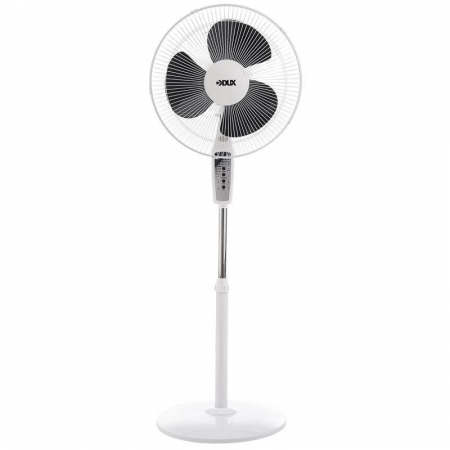 Вентилятор напольный DX-1608R 40Вт 220В с пультом и таймером бел./черн. DUX 60-0210