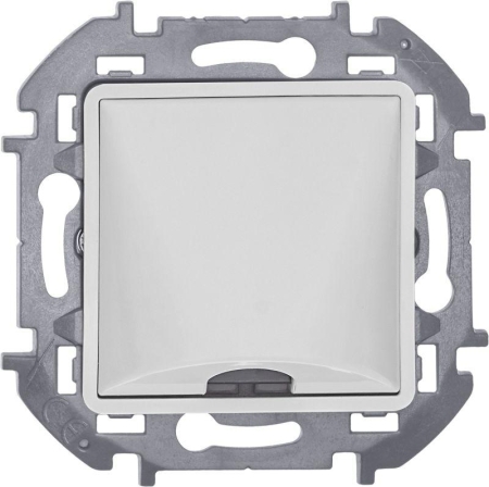 Вывод кабеля Inspiria с зажимом для крепления бел. IEK 673890