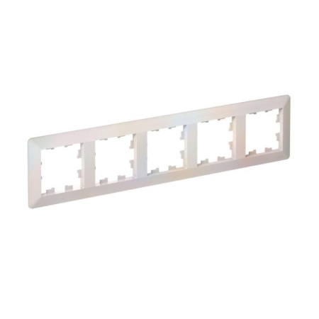 Рамка 5-м AtlasDesign Air жемчуж./дым. бел. SE ATN220405