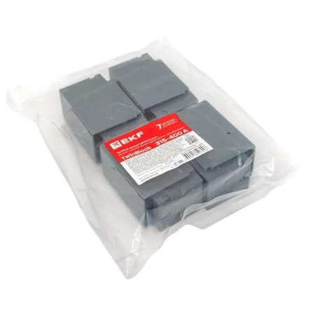 Комплект клеммных крышек (короткие) для рубильников TwinBlock 315-400А (уп.8шт) EKF tb-cvrshort-8-315-400 Комплект клеммных крышек (короткие) для рубильников TwinBlock 315-400А (уп.8шт) EKF tb-cvrshort-8-315-400