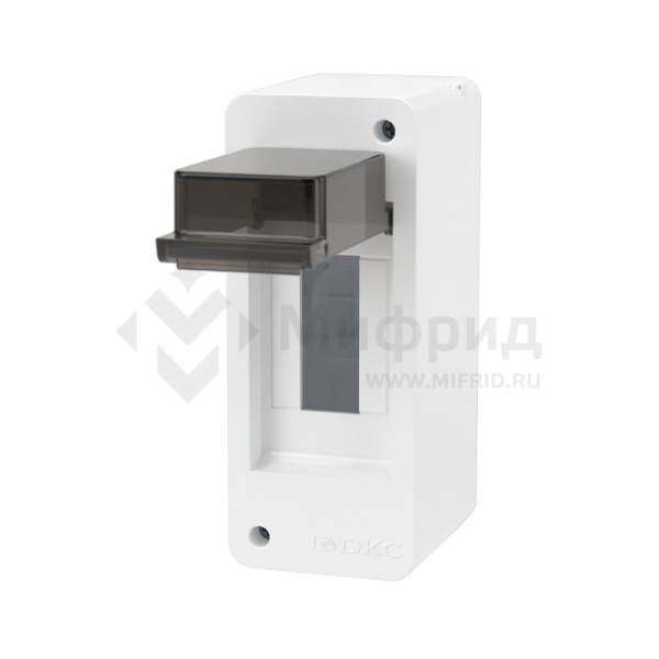 Щиток настенный Фрейм (FRAME) 2мод. IP41 с тонированной дверцей бел. DKC F02W0WD