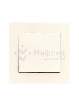 Рамка 1-м VESNA горизонт. крем. LEZARD 742-0300-146