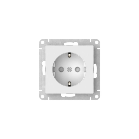 Розетка AtlasDesign 16А с заземл. защ. шторки быстрозажим. клем. механизм бел. SE ATN000145S Розетка AtlasDesign 16А с заземл. защ. шторки быстрозажим. клем. механизм бел. SE ATN000145S