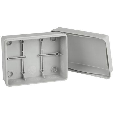 Коробка распаячная 150х110х70мм двухкомпонентн. HF стойкая к УФ прямой монтаж IP67 сер. KOR-150-110-70-11g-2MP Эра Б0060292