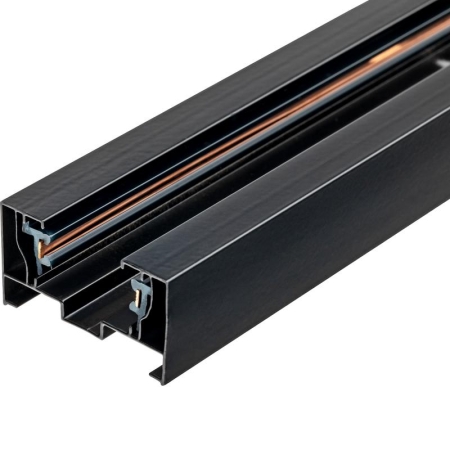 Шинопровод трековый накладной 1ф ARTLINE с питанием и заглушкой 1м алюм./медь с держателями с пластиковой планкой черн. Ritter 59785 2 Шинопровод трековый накладной 1ф ARTLINE с питанием и заглушкой 1м алюм./медь с держателями с пластиковой планкой черн. Ritter 59785 2