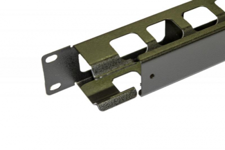 Организатор CM-1U-ML-COV кабельный с метал. кольцами и крышкой 19дюйм 1U Hyperline 16489 Организатор CM-1U-ML-COV кабельный с метал. кольцами и крышкой 19дюйм 1U Hyperline 16489