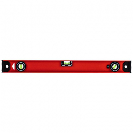 Уровень алюминиевый "Рельс" 600мм 3 глазка (1 поворотный) Rexant 12-9211