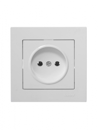 Розетка 1-м СП Vesna без заземл. ПБТ механизм бел. LEZARD 742-0288-121B Розетка 1-м СП Vesna без заземл. ПБТ механизм бел. LEZARD 742-0288-121B