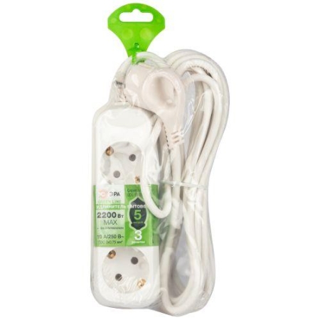 Удлинитель 3х5м с заземл. ПВС 3х0.75 UDL-10-350-E Greenline Эра Б0065068
