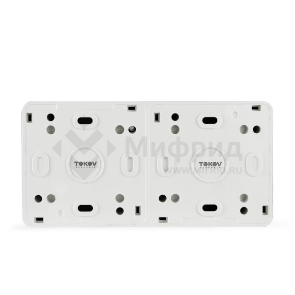 Блок ОП Nix (розетка 16А 250В с заземл. 1-кл. выкл. 10А) IP54 бел. TOKOV ELECTRIC TKE-NX-V1RZ-C01T-IP54