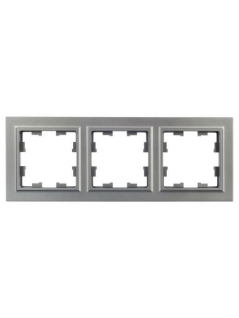 Рамка 3-м BRITE РУ-3-БрС сталь IEK BR-M32-K46 Рамка 3-м BRITE РУ-3-БрС сталь IEK BR-M32-K46