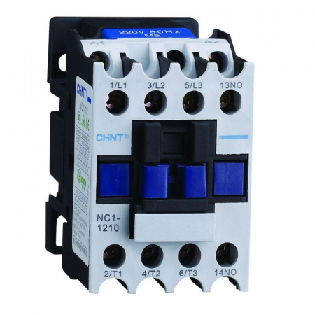 Контактор NC1-1210 12А кат. 24В AC 1НО AC-3 (R) CHINT 221364 Контактор NC1-1210 12А кат. 24В AC 1НО AC-3 (R) CHINT 221364