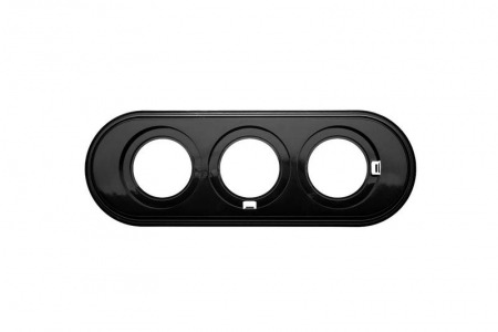 Рамка 3-м ретро пластик. черн. Bironi BF1-630-23 Рамка 3-м ретро пластик. черн. Bironi BF1-630-23