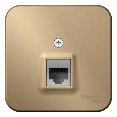 Розетка компьютерная 1-м ОП Blanca RJ45 кат.5E с изолир. пластиной титан SE BLNIA045004 Розетка компьютерная 1-м ОП Blanca RJ45 кат.5E с изолир. пластиной титан SE BLNIA045004