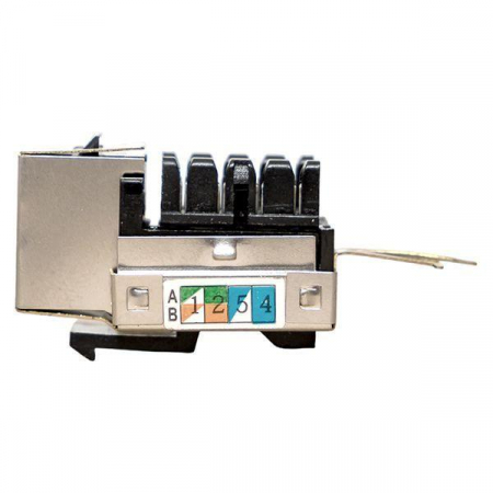Модуль розеточный Keystone RJ45 кат.5E FTP экранир. 110 IDC 90град. TERACOM PRO EKF TRP-KSTN-SOCK-90D-5EFTP Модуль розеточный Keystone RJ45 кат.5E FTP экранир. 110 IDC 90град. TERACOM PRO EKF TRP-KSTN-SOCK-90D-5EFTP