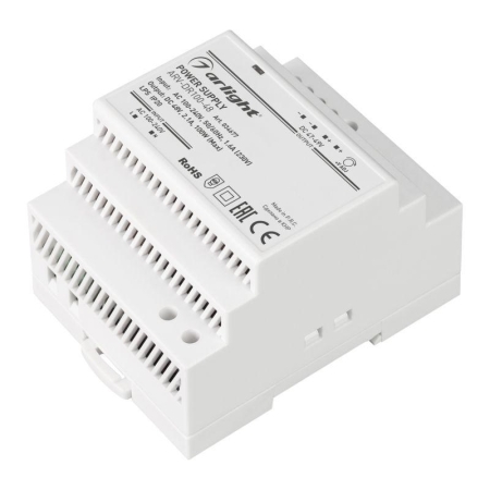 Блок питания ARV-DR100-48 48В 2.1А 100Вт IP20 DIN-рейка Arlight 034677 Блок питания ARV-DR100-48 48В 2.1А 100Вт IP20 DIN-рейка Arlight 034677