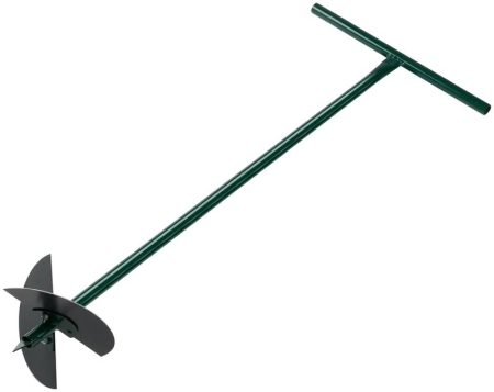 Бур садовый L1000мм 2 насадки 150мм и 200мм КУРС 77241