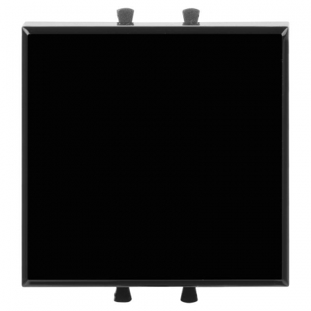 Выключатель модульный 1-кл. 2мод. Avanti "Черный квадрат" 16А IP20 черн. DKC 4402102