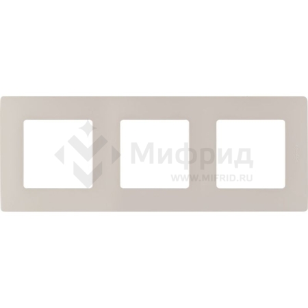 Рамка 3-м СП Etika IP20 сл. кость IEK 672513