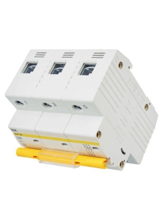 Выключатель автоматический модульный 3п D 80А 10кА ВА47-100 KARAT IEK MVA40-3-080-D Выключатель автоматический модульный 3п D 80А 10кА ВА47-100 KARAT IEK MVA40-3-080-D