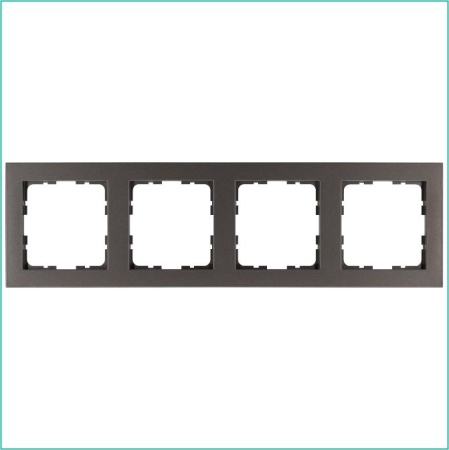 Рамка 4-м G-Classic мокко Jasmart G1004Z Рамка 4-м G-Classic мокко Jasmart G1004Z