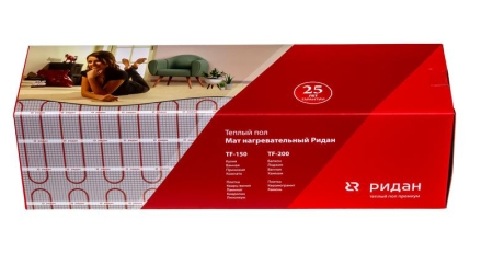 Комплект "Теплый пол" (мат) TF-200 400Вт/2кв.м 230В Ридан 21RT0433R