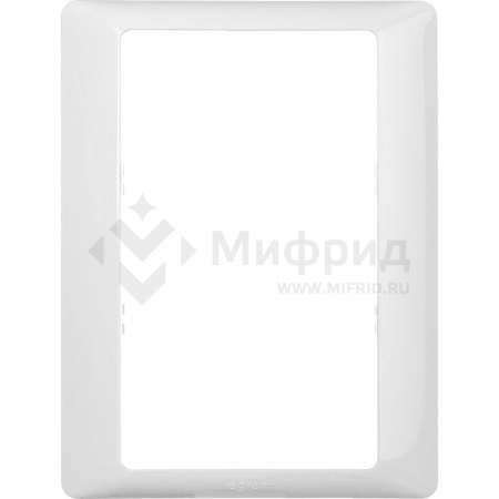 Рамка 1-м Valena Life для двойн. розеток бел. Leg 754221