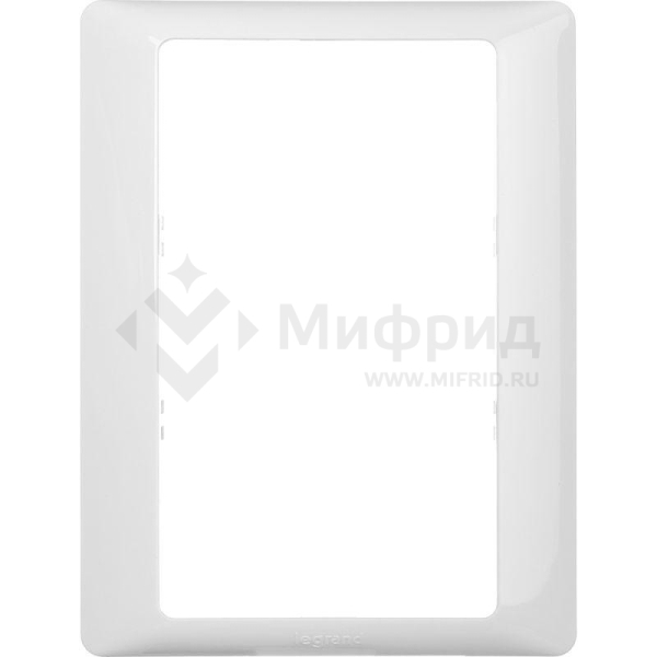 Рамка 1-м Valena Life для двойн. розеток бел. Leg 754221