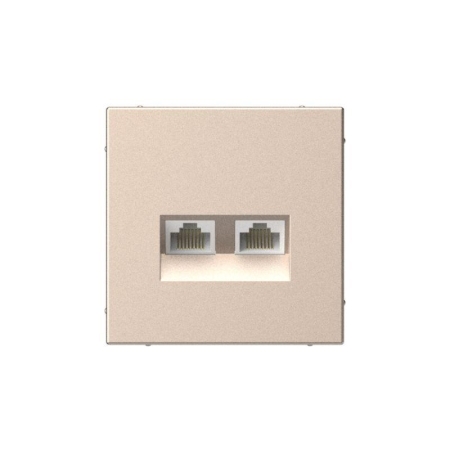 Розетка компьютерная 2-м ArtGallery RJ45 + RJ45 кат.5E механизм песочн. SE GAL001285 Розетка компьютерная 2-м ArtGallery RJ45 + RJ45 кат.5E механизм песочн. SE GAL001285
