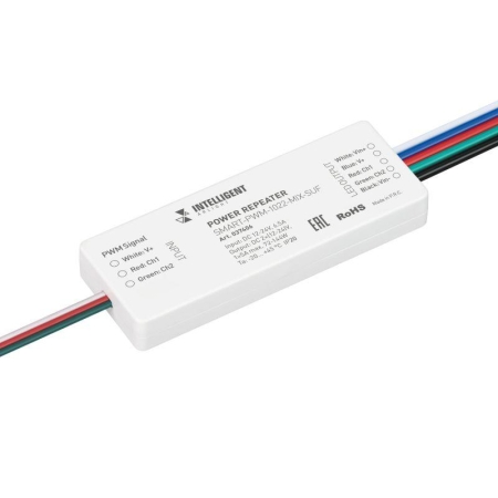 Усилитель SMART-PWM-1022-MIX-SUF (12-24В 2х3А) (IP20 пластик) INTELLIGENT ARLIGHT 037406 Усилитель SMART-PWM-1022-MIX-SUF (12-24В 2х3А) (IP20 пластик) INTELLIGENT ARLIGHT 037406