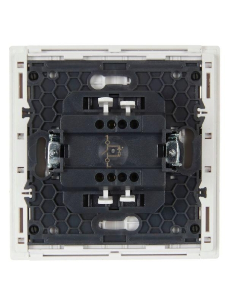 Выключатель 1-кл. СП FORTE&PIANO 10А FP202 с индикацией бел. IEK FP-V10-1-10-1-K01