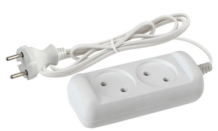 Удлинитель 2х1.5м без заземл. 6А IP20 UX-2-1.5m ШВВП 2х0.75 Эра Б0038557 Удлинитель 2х1.5м без заземл. 6А IP20 UX-2-1.5m ШВВП 2х0.75 Эра Б0038557