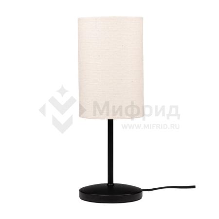 Светильник настольный JH3-01-iv E14 IP20 110х110х310мм метал.; ткань; PVC-пластик беж. JazzWay 5062351