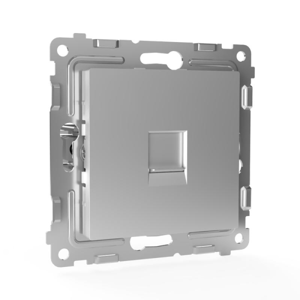Розетка телефонная 1-м СП Pixel RJ11 механизм алюм. TOKOV ELECTRIC TKE-PX-RT1-C03 Розетка телефонная 1-м СП Pixel RJ11 механизм алюм. TOKOV ELECTRIC TKE-PX-RT1-C03