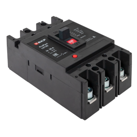 Выключатель автоматический 3п 20А 18кА LS125 ProPact EKF mccb-125-18-3-20-ls Выключатель автоматический 3п 20А 18кА LS125 ProPact EKF mccb-125-18-3-20-ls