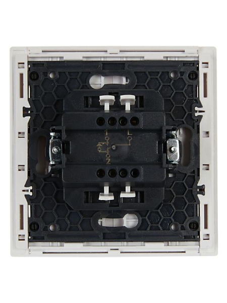 Выключатель проходной 1-кл. СП FORTE&PIANO 10А FP204 с индикацией бел. IEK FP-V12-1-10-1-K01
