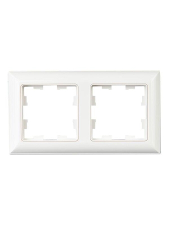 Рамка 2-м BRITE РУ-2-Бр бел./бел. IEK BR-M22-12-K01 Рамка 2-м BRITE РУ-2-Бр бел./бел. IEK BR-M22-12-K01