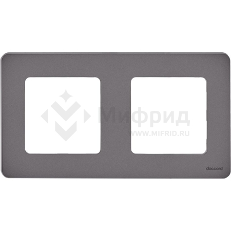Рамка 2-м СП Inspiria IP20 дым. IEK 673947