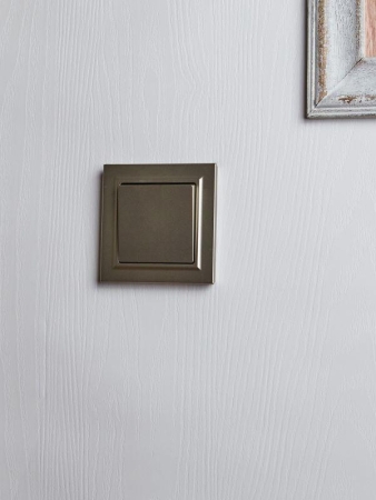 Выключатель 1-кл. СП BRITE ВСР10-1-0-БрШ 10А в сборе шампань IEK BR-V10-0-10-K37-F