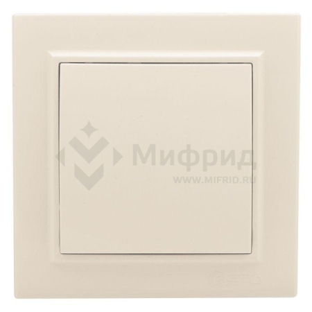 Выключатель 1-кл. СП Минск 10А IP20 беж. EKF ERV10-021-20