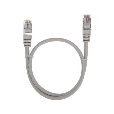 Патч-корд F/UTP кат.5e RJ45-RJ45 26AWG LSZH 0.5м сер. Rexant 02-0110-05 Патч-корд F/UTP кат.5e RJ45-RJ45 26AWG LSZH 0.5м сер. Rexant 02-0110-05