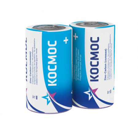 Элемент питания солевой C/R14 (уп.2шт) КОСМОС KOCR14