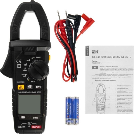 Клещи токоизмерительные CM1D ARMA2L 5 IEK A2L5-CM14-01 Клещи токоизмерительные CM1D ARMA2L 5 IEK A2L5-CM14-01