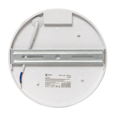 Светильник светодиодный ЖКХ ДПО-2200 12Вт 6500К IP65 круг с инфракрасным датчиком движения LUMA EKF BKL-2200DI-R-12-6500