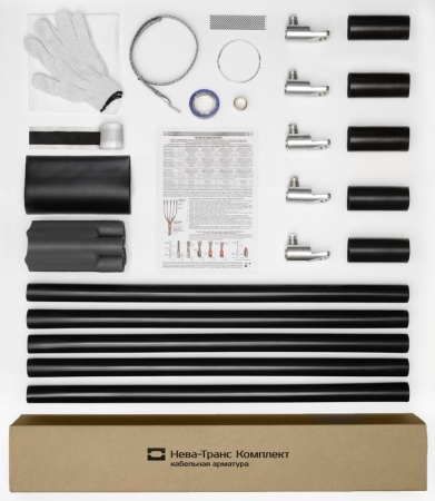 Муфта кабельная концевая 1кВ 1ПКВ(Н)ТпбН-5х(16-25) с болтов. наконечн. Нева-Транс Комплект 22020149