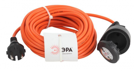 Удлинитель-шнур 1х10м без заземл. 6А IP20 UPx-1-2х0.75-10m ПВС 2х0.75 (бухта) Эра Б0043036 Удлинитель-шнур 1х10м без заземл. 6А IP20 UPx-1-2х0.75-10m ПВС 2х0.75 (бухта) Эра Б0043036