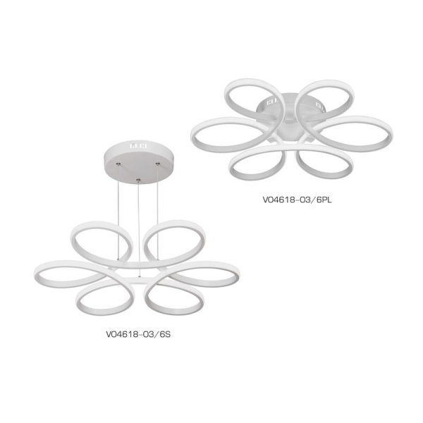 Светильник светодиодный LED 85Вт 3000К 3160лм Vitaluce V04618-03/6S