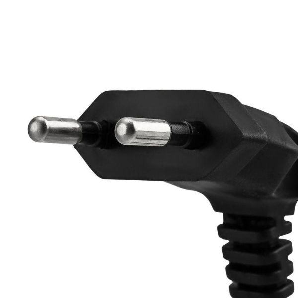 Шнур сетевой вилка угловая-евроразъем С7 кабель 2xх075кв.мм длина 1.5м (PVC пакет) Rexant 11-1104